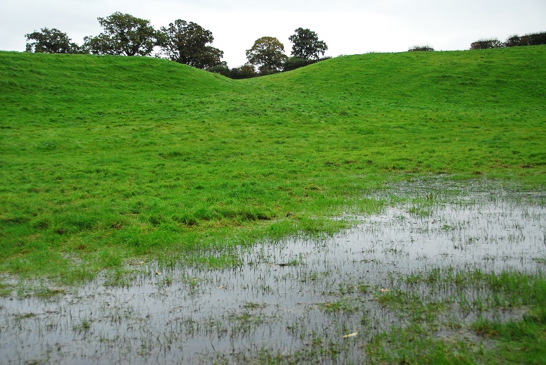 Saturated area with the Upper Eden catchment, UK