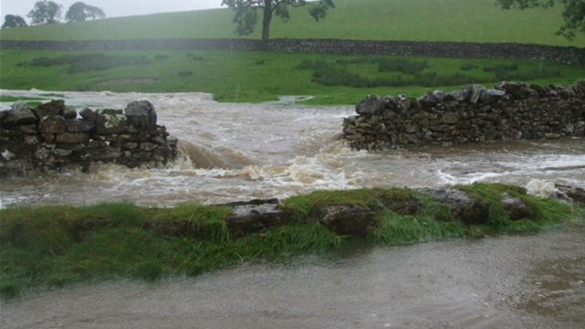 Scale Beck flooding during December 2015