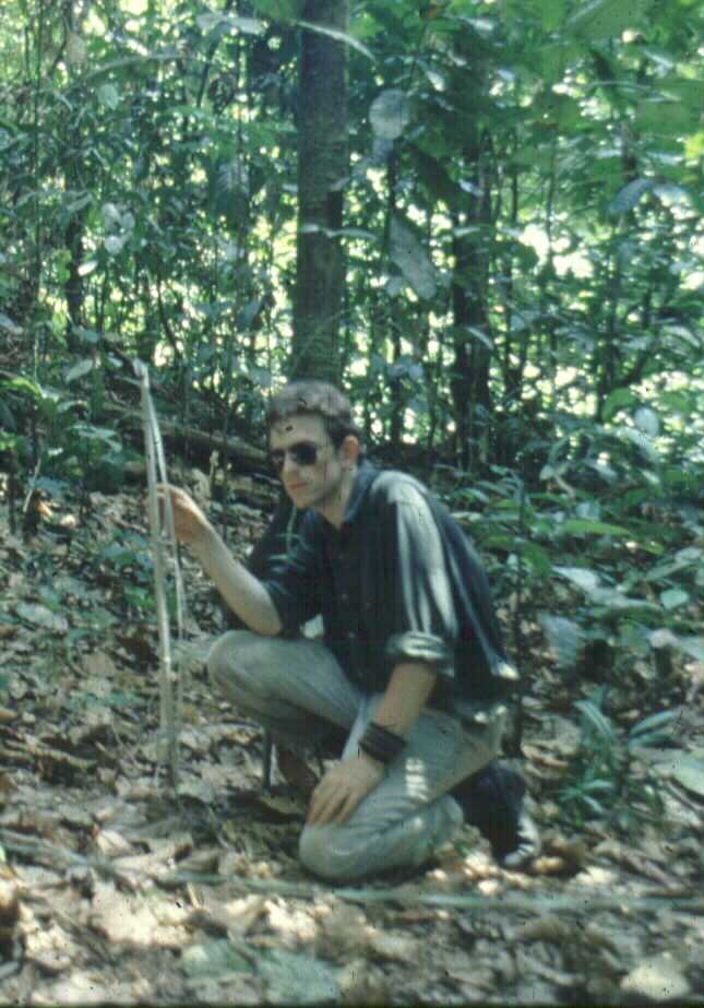 Nick Chappell in Baru catchment, DVFC