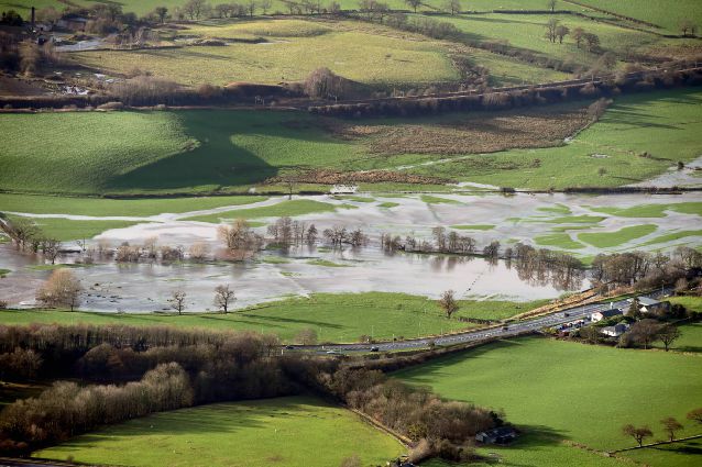 Flooding of the River Petteril; Photo c/o News and Star